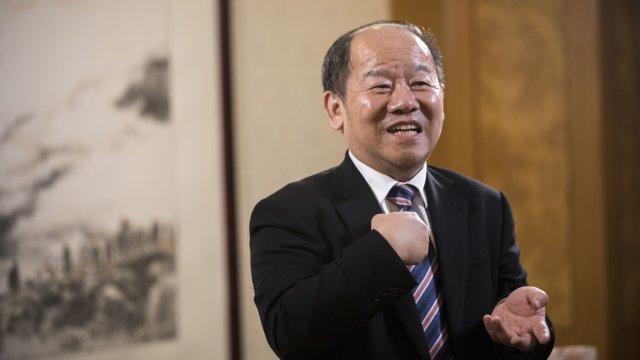 Директорът на Националното статистическо бюро на Китай Нин Дзиджъ. Снимка: Bloomberg