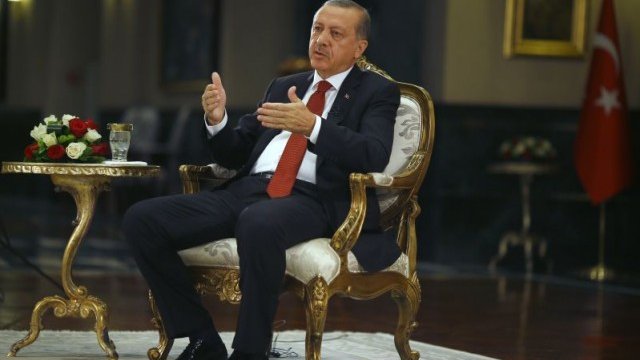 <p>
	Президентът на Турция Реджеп Тайип Ердоган. <em>Снимка: Ройтерс</em></p>
