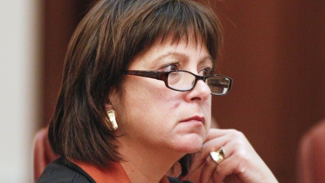 <p>
	Украинският министър на финансите Наталия Яреско <em>Снимка: Ройтерс</em></p>
