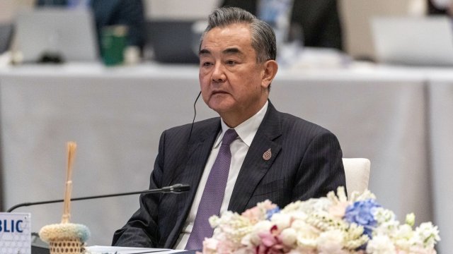 Китайският външен министър Ван И. Снимка: Bloomberg LP