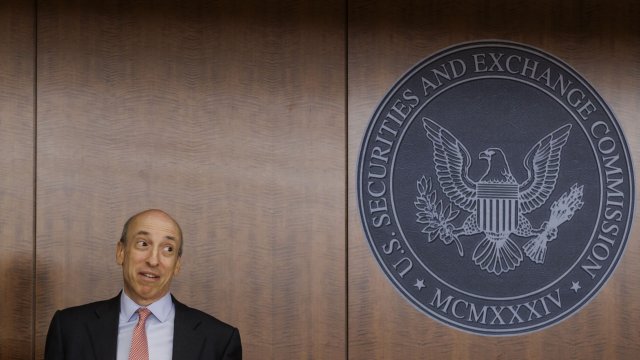 Гари Генслър, председател на SEC. Снимка: Samuel Corum/Bloomberg