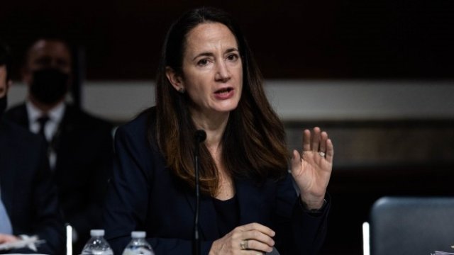 <p>
	Аврил Хейнс. <em>Снимка:&nbsp;Examiner/Bloomberg</em></p>
