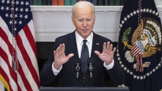 <p>
	Американският президент Джо Байдън. <em>Снимка:&nbsp;Oliver Contreras/Sipa/Bloomberg</em></p>
