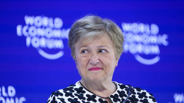 Управляващият директор на МВФ Кристалина Георгиева. Снимка: Bloomberg LP