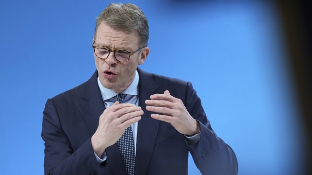 Председателят на Европейската банкова федерация Кристиан Зевинг. Снимка: EPA/БГНЕС