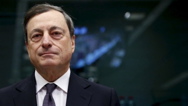 <p>
	Марио Драги, управител на Европейската централна банка. <em>Снимка: Архив Ройтерс</em></p>
