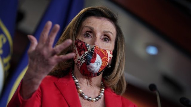 <p>
	Говорителят на Камарата на представителите Нанси Пелоси. <em>Снимка: Bloomberg L.P.</em></p>
