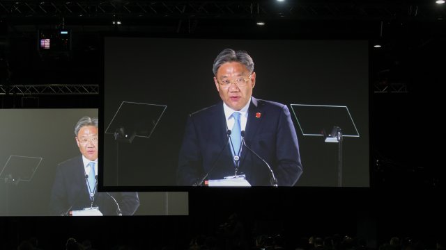 Китайският министър на търговията Вън Вънтао. Снимка: EPA/БГНЕС