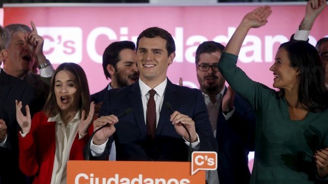 <p>
	Алберто Ривера, лидер на&nbsp;Сиудаданос <em>Снимка: архив Ройтерс</em></p>
