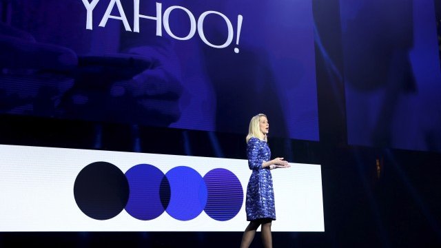 <p>
	Главният изпълнителен директор на Yahoo Мариса Майер.<em> Снимка: архив Ройтерс</em></p>
