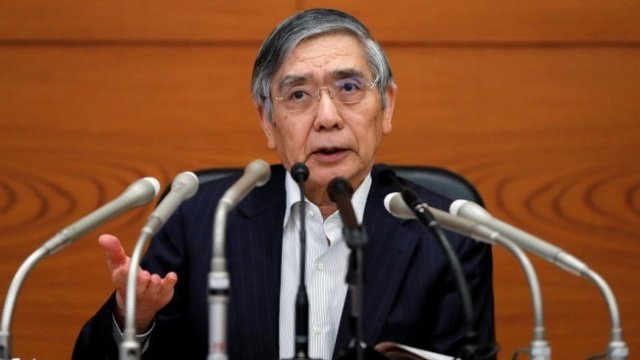 <p>
	Управителят на Японската централна банка Харухико Курода. <em>Снимка: Ройтерс</em></p>
<p>
	&nbsp;</p>
