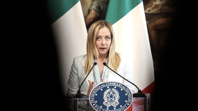 Премиерът на Италия Джорджа Мелони. Снимка: Bloomberg