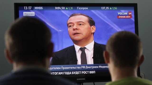 <p>
	Годишното изявление на&nbsp;Дмитрий Медведев се следи с особен интерес в Русия. <em>Снимка: Ройтерс</em></p>
