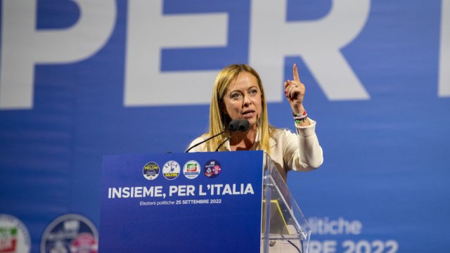 Джорджа Мелони. Снимка: Riccardo Fabi/NurPhoto via Getty Images