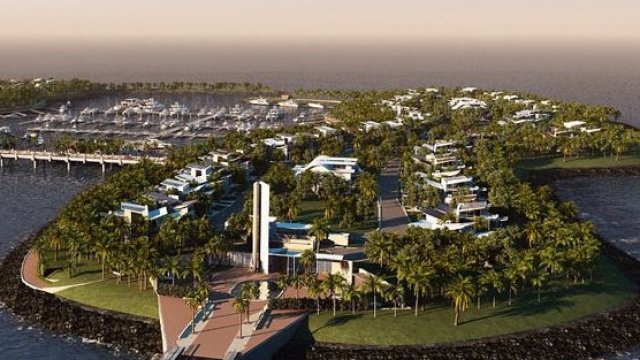 <p style="margin-bottom: 0cm">
	Проектът Ocean Reef. <em>Снимка: <span lang="bg-BG">oceanreefislands.com</span></em></p>
