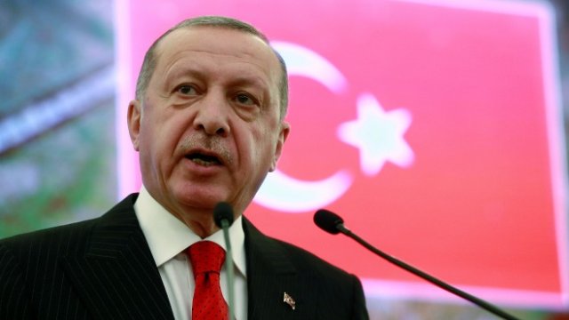 <p>
	Турският президент Реджеп Тайип Ердоган. <em>Снимка: Ройтерс</em></p>
