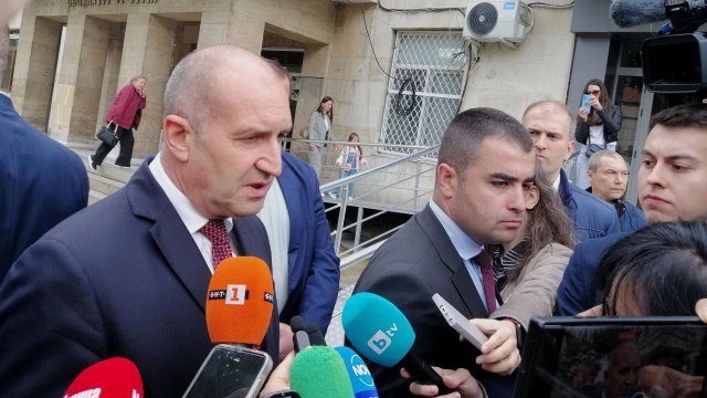 Президентът на България Румен Радев. Снимка: БГНЕС/Наташа Манева