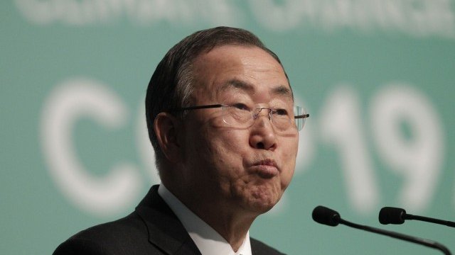 <p>
	Конференцията в столицата на Полша бе открита от&nbsp;генералния секретар на ООН&nbsp;Бан Ки-мун. <em>Снимка: Ройтерс</em></p>
