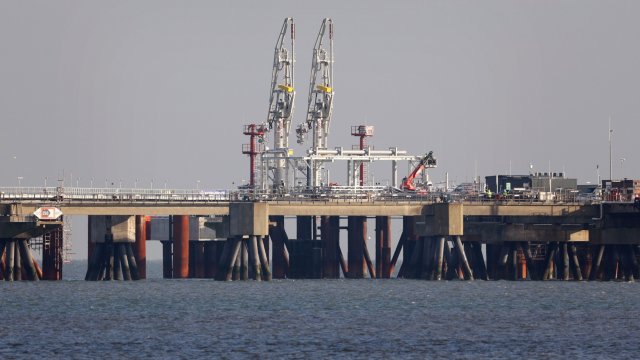 Първият германски терминал за втечнен газ. Снимка: Liesa Johannssen/Bloomberg