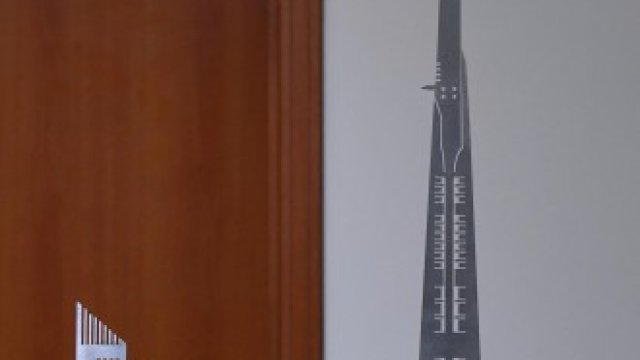 <p>
	Макет на Jeddah Tower, показан в офиса на Jeddah Economic Company.&nbsp;<em>Снимка: Архив Ройтерс</em></p>
