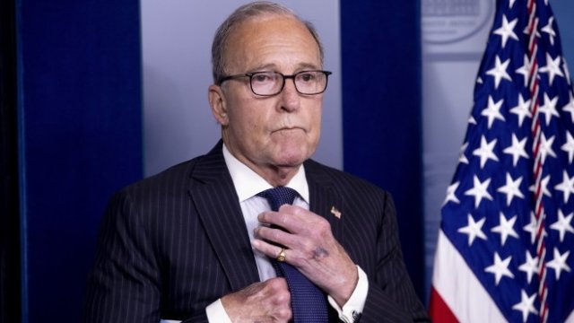 <p>
	Лари Къдлоу, икономически съветник на президента на САЩ Доналд Тръмп. <em>Снимка: Bloomberg L.P.</em></p>
