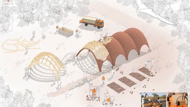 <p>
	<em>Визуализация към плановете за бъдещото летище</em><em>: Foster + Partners Website</em></p>
