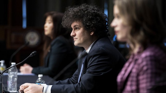 Бившият главен изпълнителен директор на FTX Сам Банкман-Фрийд. Източник: Bloomberg L.P.