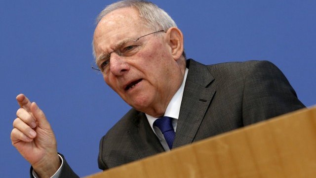 <p>
	Германският министър на финансите Волфганг Шойбле. <em>Снимка: Ройтерс</em></p>
