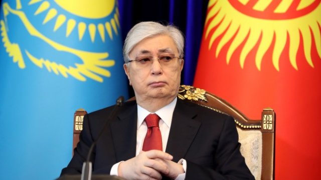 <p>
	<em>&nbsp;Президентът на Казахстан Касъм-Жомарт Токаев. Снимка:&nbsp;EPA/IGOR KOVALENKO</em></p>
