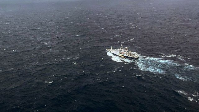 Кадър от спасителната мисия. Снимка: Bloomberg L.P.