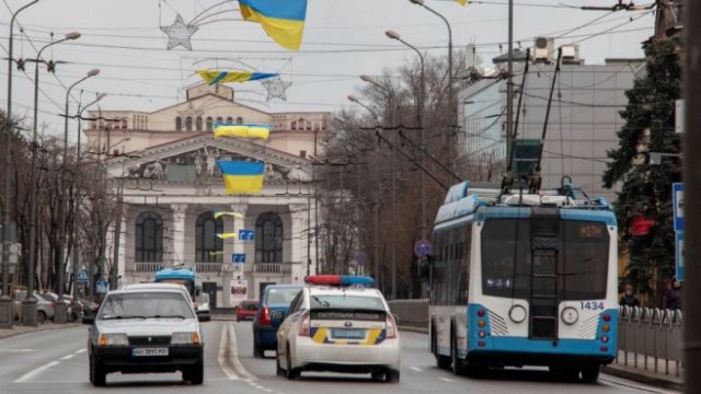 <p>
	Украинският град Мариупол преди обстрела.<em> Снимка: Униан</em></p>
