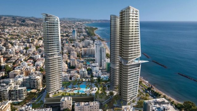 <p>
	Трите кули на комплекса Trilogy. Илюстрация: компанията&nbsp;</p>
