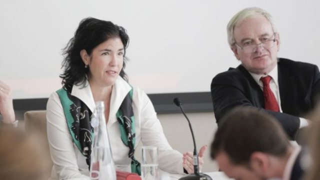 <p>
	Главният политически анализатор и главният икономист на Citigroup Тина Фордъм и Вилем Баутер.<em> Снимка:&nbsp;Citi</em></p>
