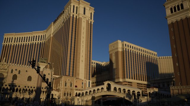 Луксозният хотел с казино The Venetian Resort в Лас Вегас. Снимка: Bridget Bennett/Bloomberg