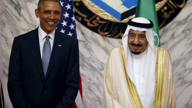 <p>
	Американският президент Барак Обама и саудитският крал Салман <em>Снимка: архив Ройтерс</em></p>
