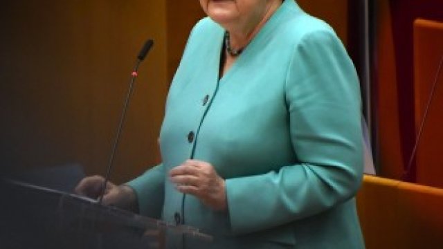 <p>
	Германският канцлер Ангела Меркел. <em>Снимка: Bloomberg LP</em></p>
