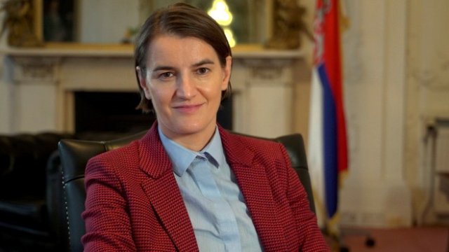 <p>
	Сръбският премиер Ана Бърнабич. <em>Снимка: Архив Ройтерс</em></p>
