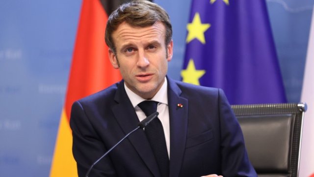 <p>
	Френският държавен глава Еманюел Макрон. <em>Снимка:&nbsp;Dursun Aydemir/Anadolu Agency/Bloomberg</em></p>
