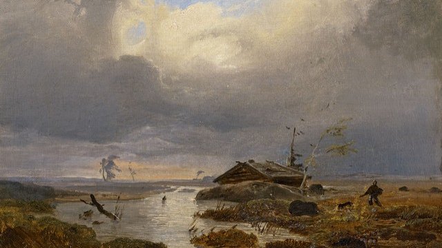 <p>
	Платното &quot;Scandinavian Landscape&quot; (1837).<em>&nbsp;Илюстрация: Max Stern Art Restitution Project</em></p>
