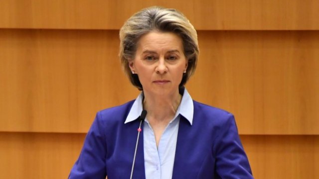 <p>
	Урсула фон дер Лайен. <em>Снимка:&nbsp;Geert Vanden Wijngaert/Bloomberg</em></p>
