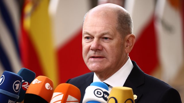 Германският канцлер Олаф Шолц. Снимка: EPA/БГНЕС