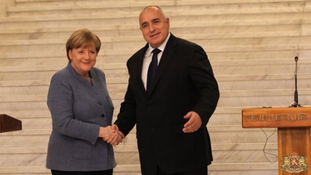 <p>
	Ангела Меркел е на работно посещение в България по покана на премиера Бойко Борисов. <em>Снимка: Олег Попов, Investor Media Group</em></p>
