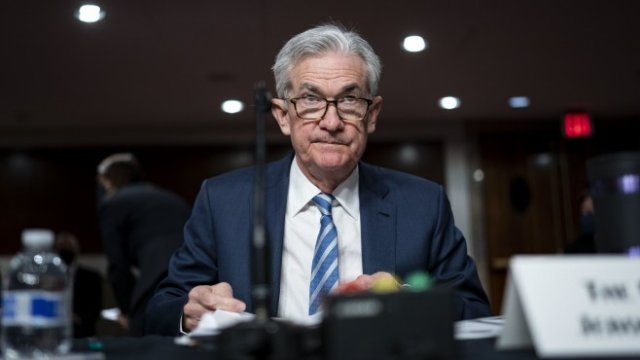 <p>
	Управителят на Федералния резерв на САЩ Джером Пауъл. <em>Снимка: Bloomberg L.P.</em></p>
