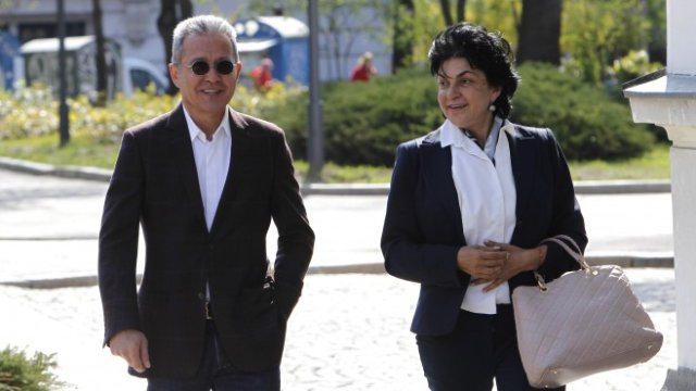 <p>
	Цонев (вляво, б.ред.). <em>Снимка: Димитър Кьосемарлиев, Investor Media Group</em></p>
