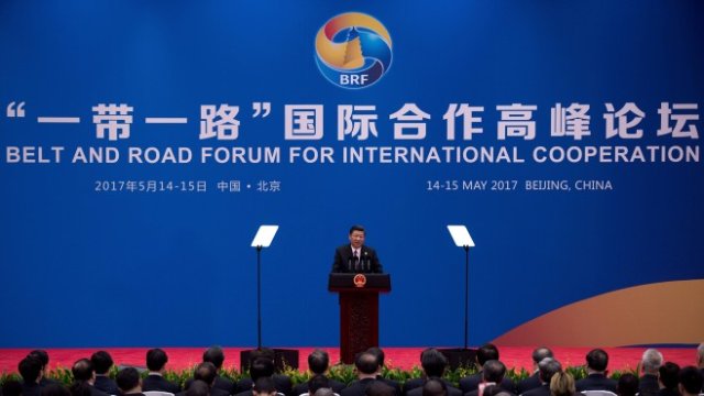 <p>
	Форумът на високо ниво &quot;Един пояс, един път&quot; в Пекин. <em>Снимка: Ройтерс</em></p>
