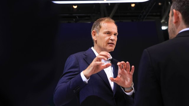 Главният изпълнителен директор на Volkswagen Group Оливер Блуме. Снимка: Bloomberg L.P.