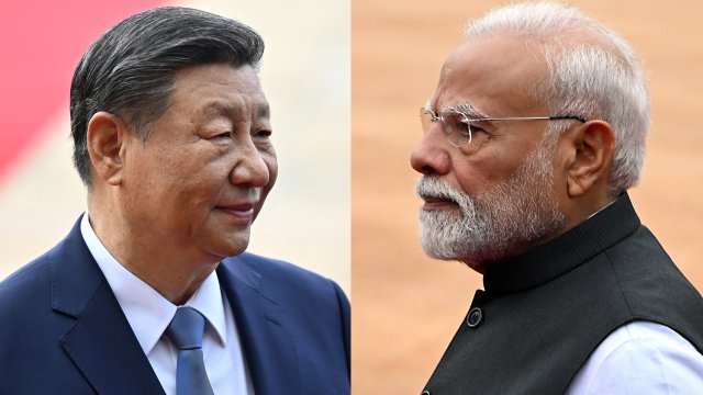 Си Дзинпин и Нарендра Моди. Колаж: Bloomberg LP