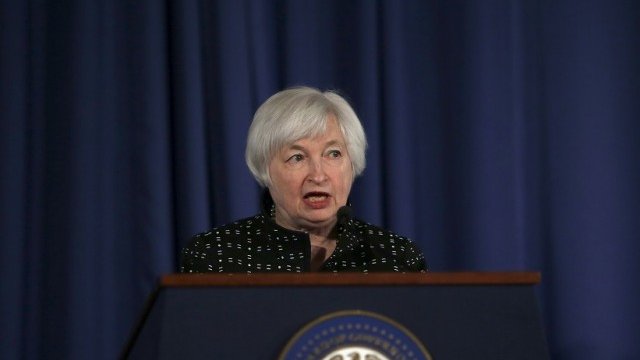 <p>
	Председателят на Федералния резерв на САЩ Джанет Йелън. <em>Снимка: Архив Ройтерс</em></p>
