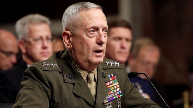 <p>
	О.р. генерал Джеймс Матис. <em>Снимка: Архив Ройтерс</em></p>
