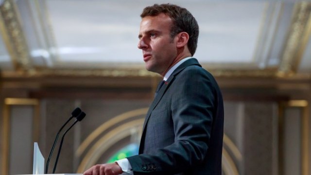 <p>
	Френският държавен глава Еманюел Макрон. <em>Снимка: Ройтерс</em></p>
